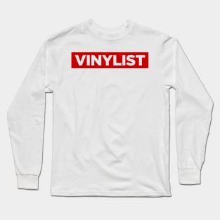 Vinylist Red Box Logo Long Sleeve T-Shirt